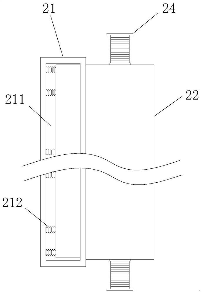 Marine pipeline flange with sealing structure