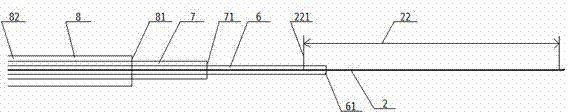 Fiber grating composite insulator and manufacturing method thereof