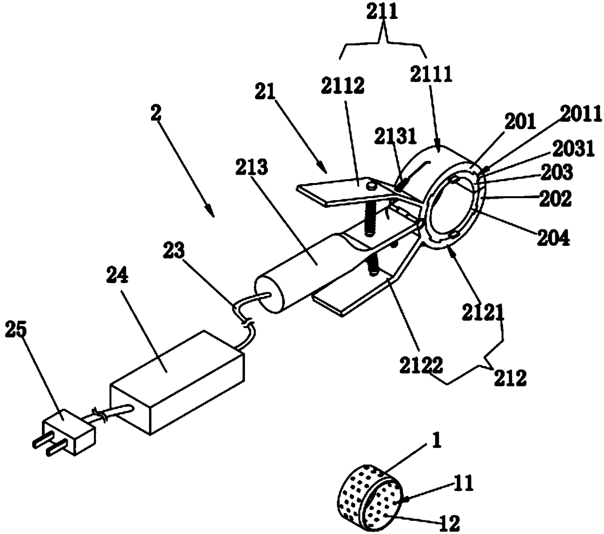 Plastic pipe hot melt connection device