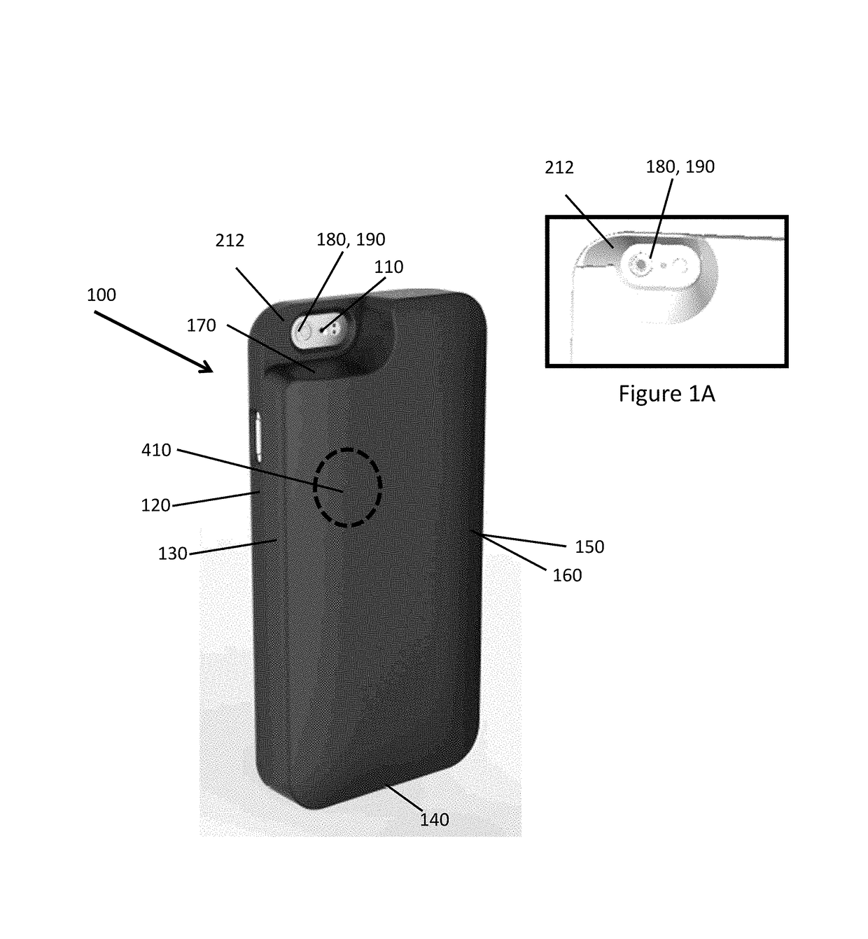Phone case with ring deployment mechanism and method of capturing video using same