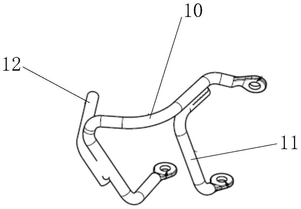 Rear-row safety belt structure