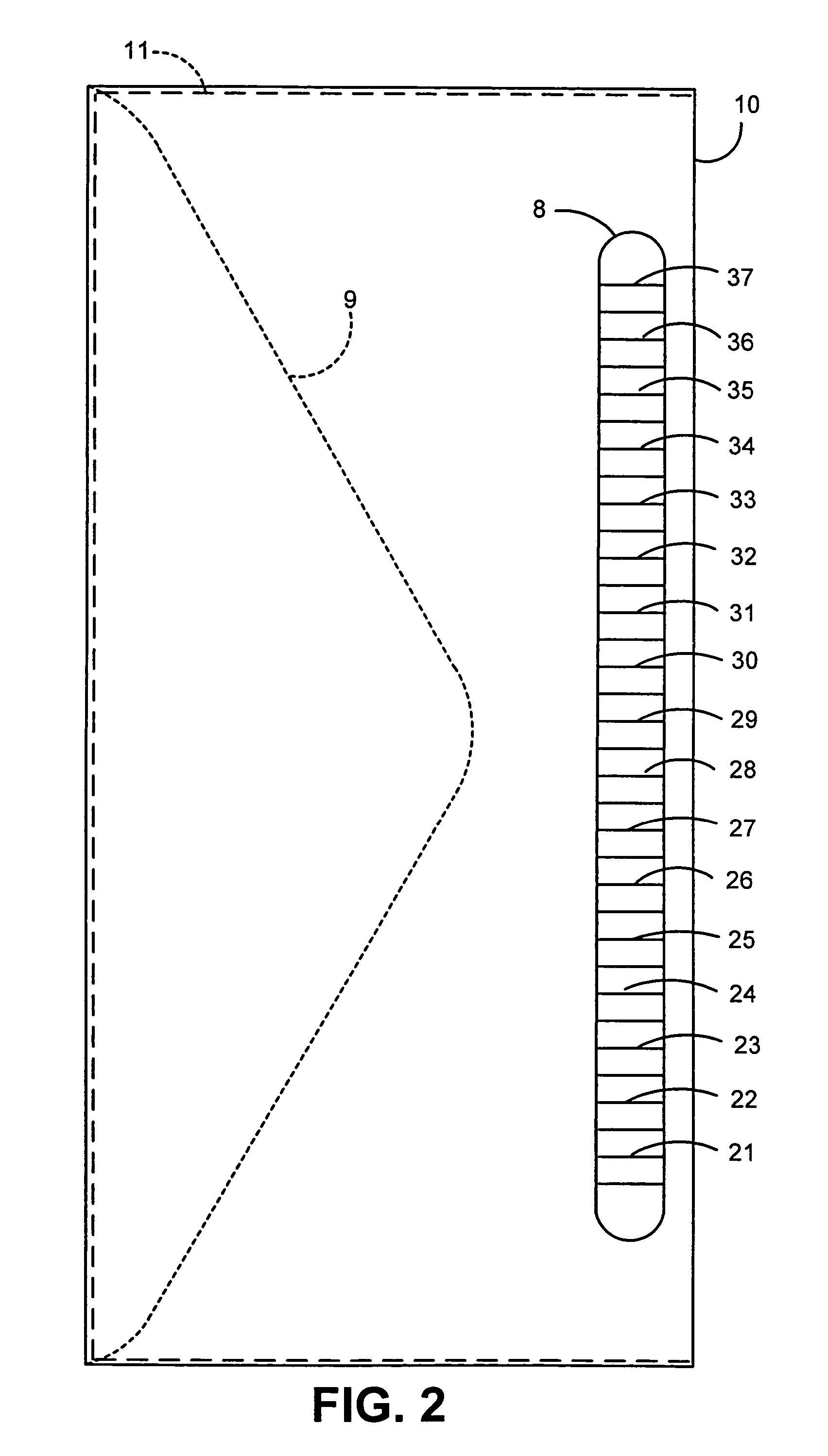 Method for a user to answer questions or queries using electrical contacts
