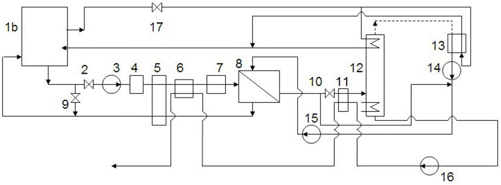 Rectification and regeneration device for heat source tower antifreeze solution