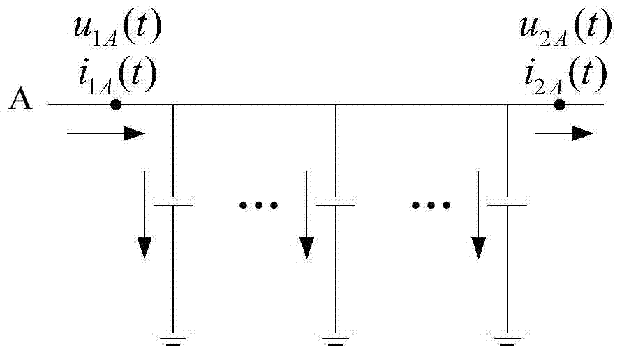 Fault section location method of distribution network based on section instantaneous power