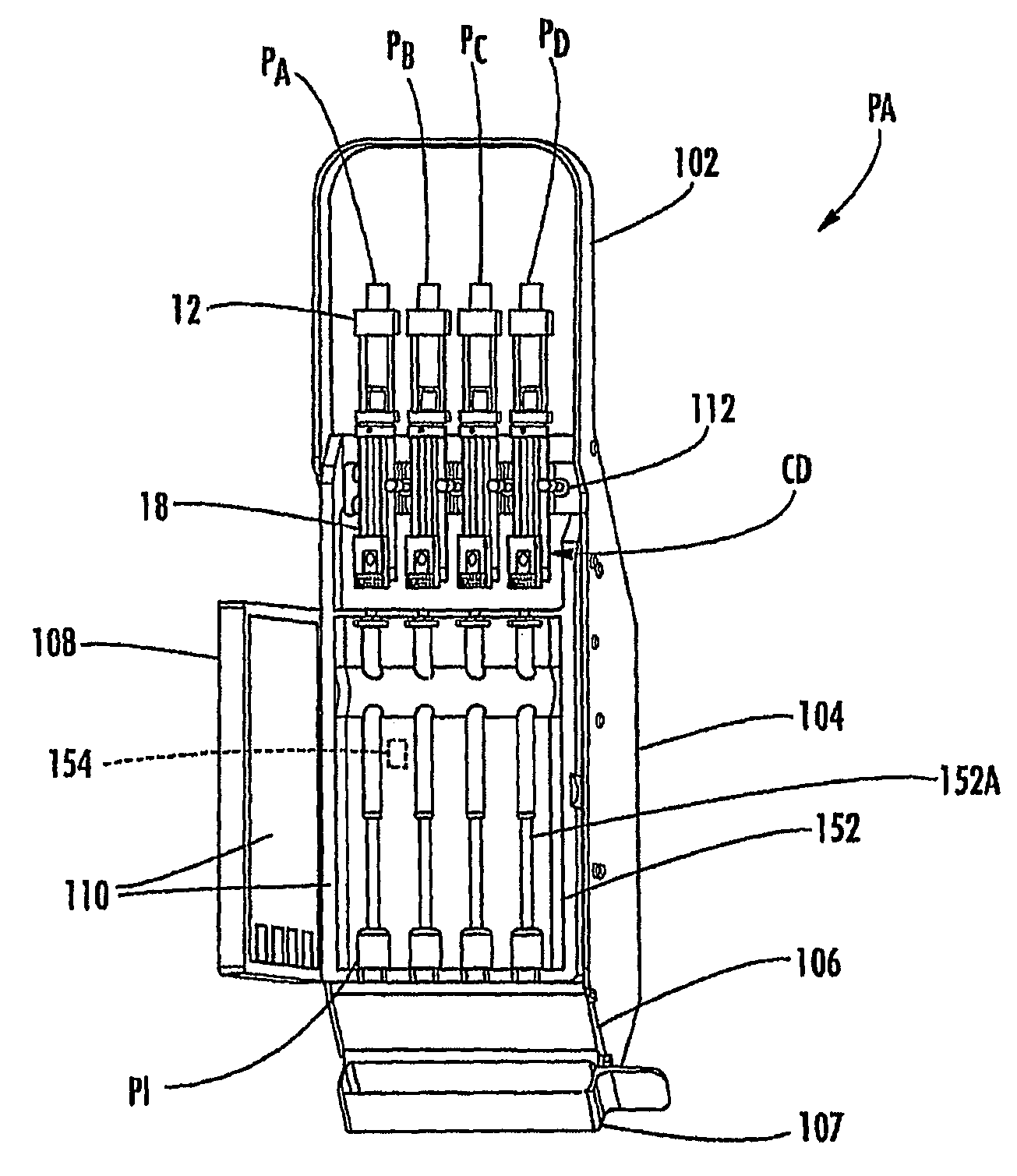 Apparatus and method for handling fluids at nano-scale rates