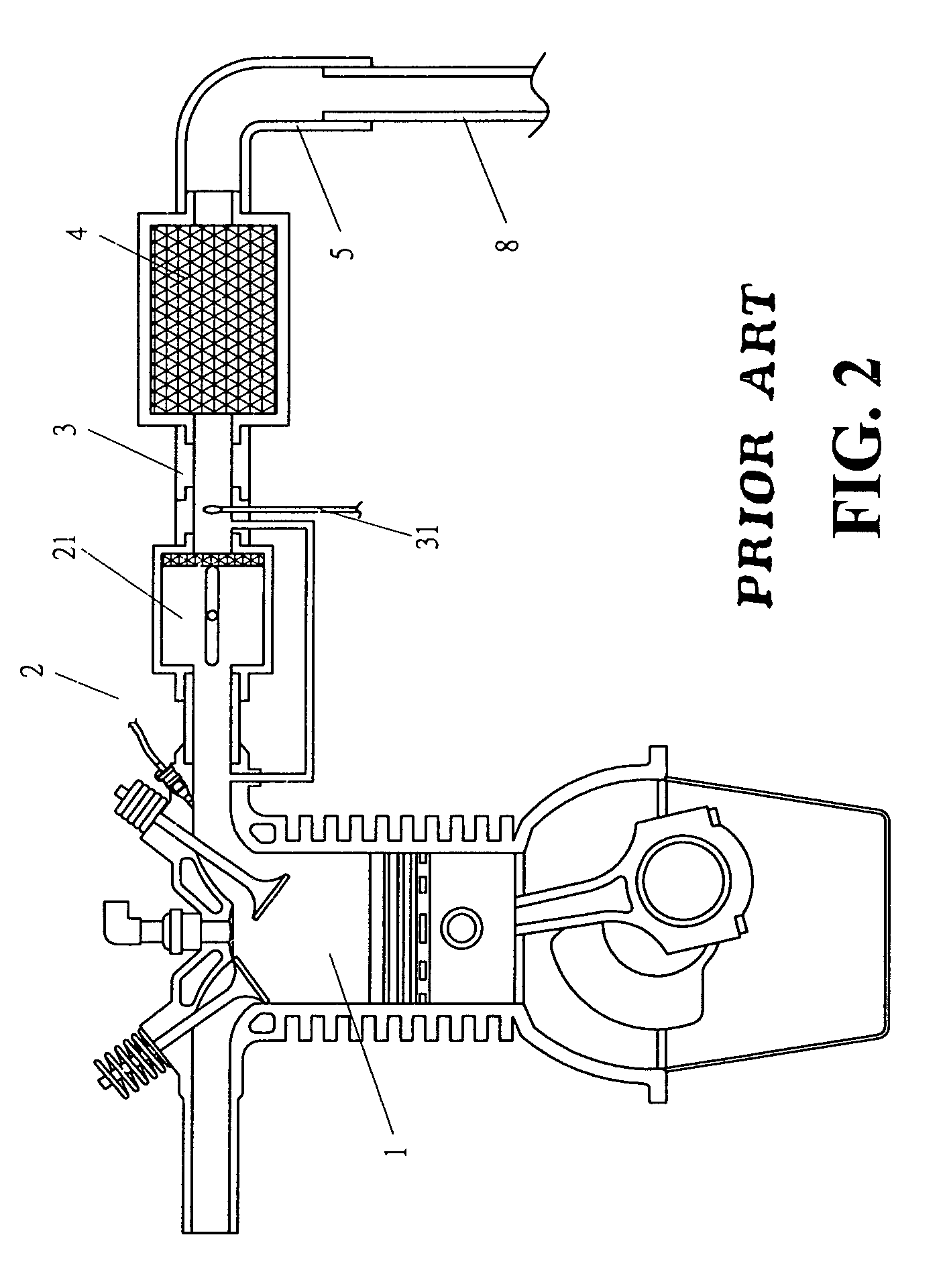 Apparatus and method for increasing the ratio of air to fuel of engine