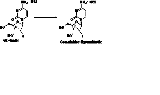 Preparation method of gemcitabine hydrochloride