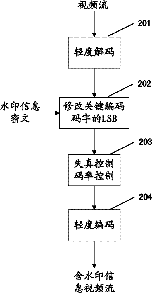 IPTV digital copyright management method and device based on digital watermark and encryption