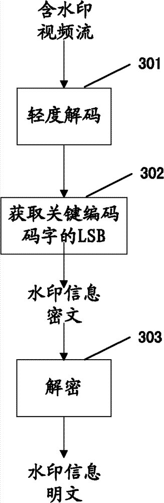 IPTV digital copyright management method and device based on digital watermark and encryption