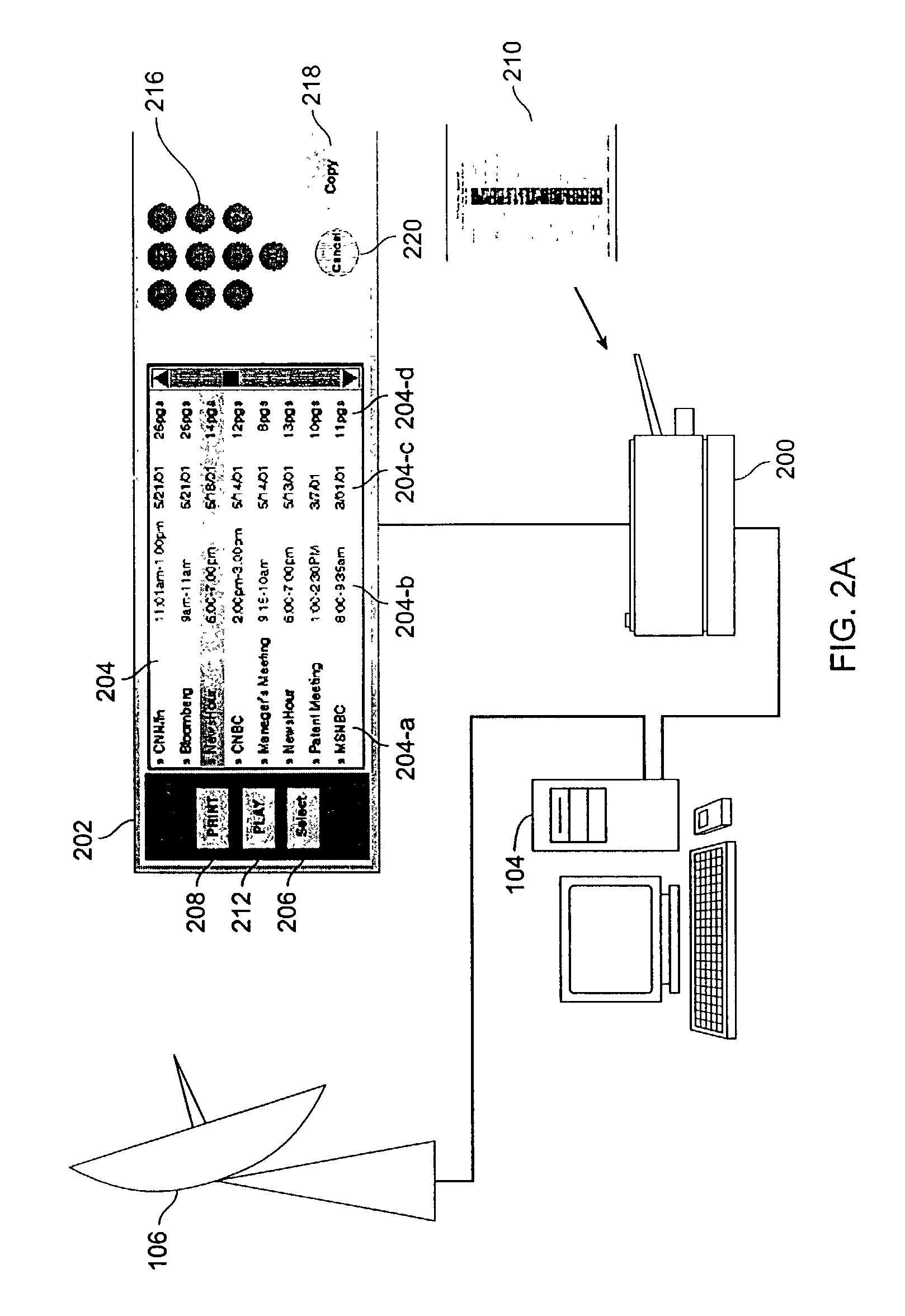 Device for generating a multimedia paper document
