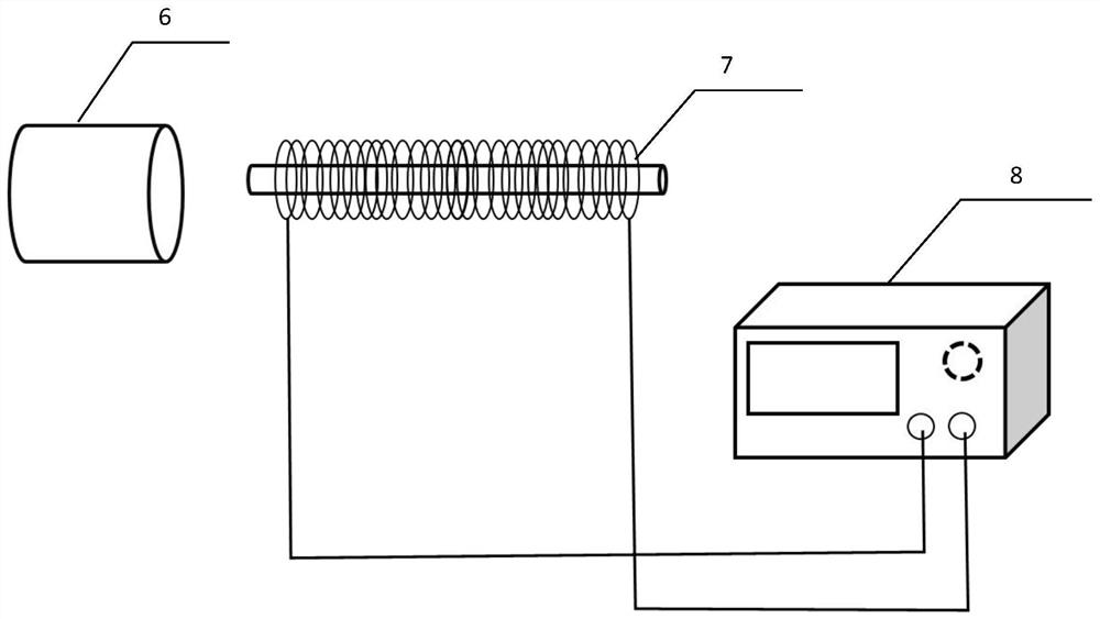 Device and method for accurately measuring magnetostriction micro-deformation