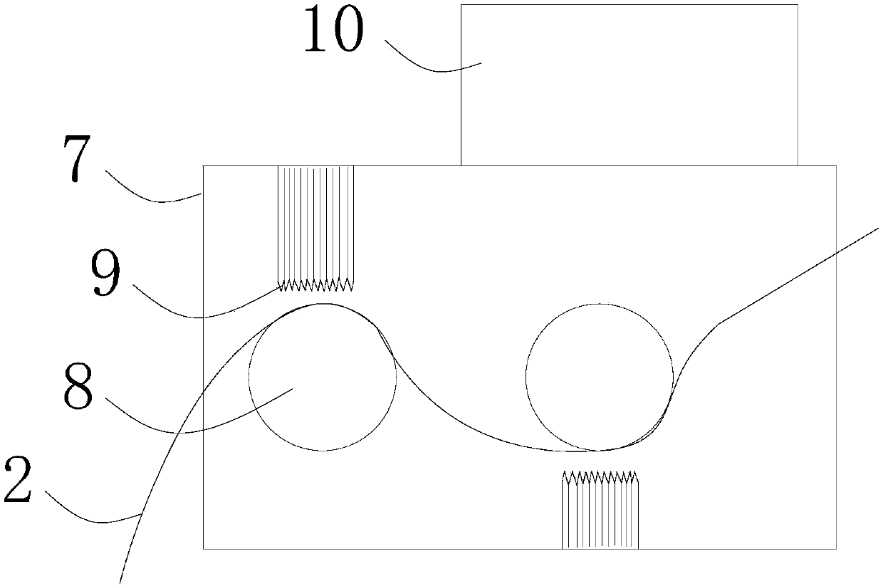 Plasma jet graphene transparent conductive film substrate preprocessing method