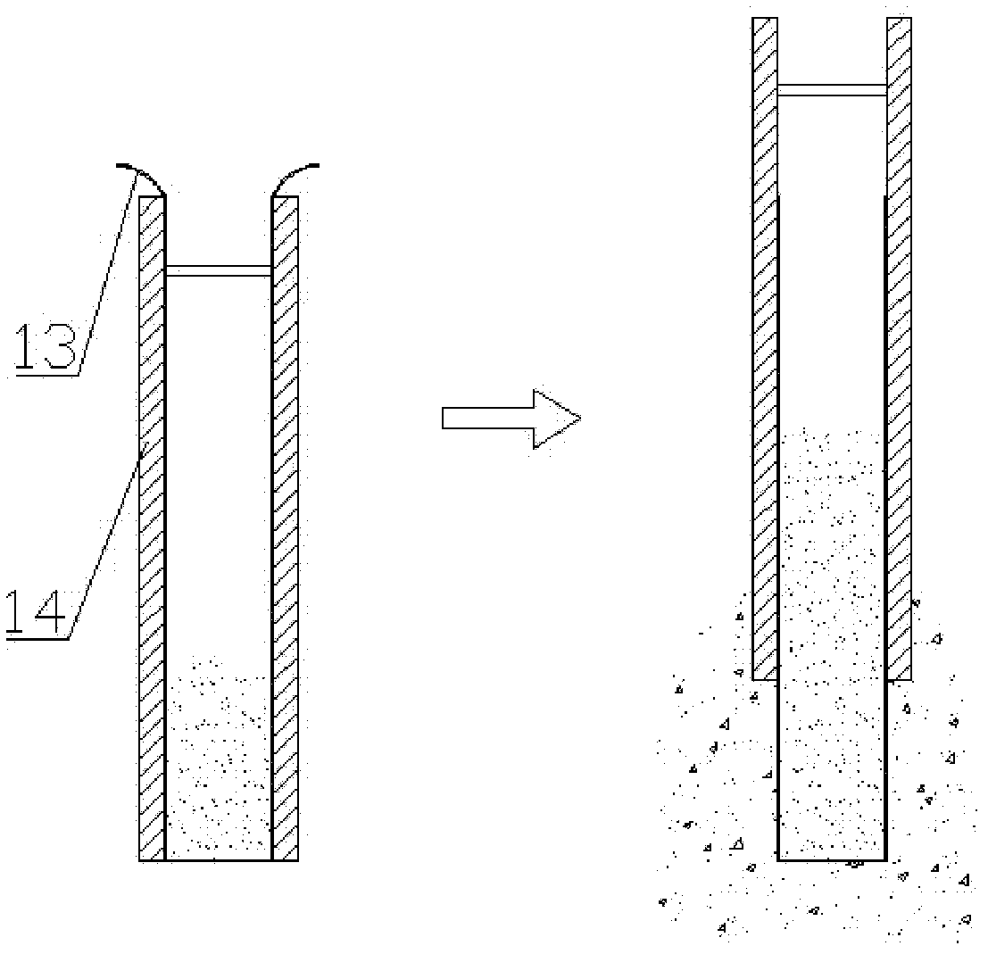 Water storage system with surface layer capable of being used for planting