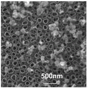 Application of Cu-doped three-dimensional ordered amorphous titanium dioxide nanotube composite material