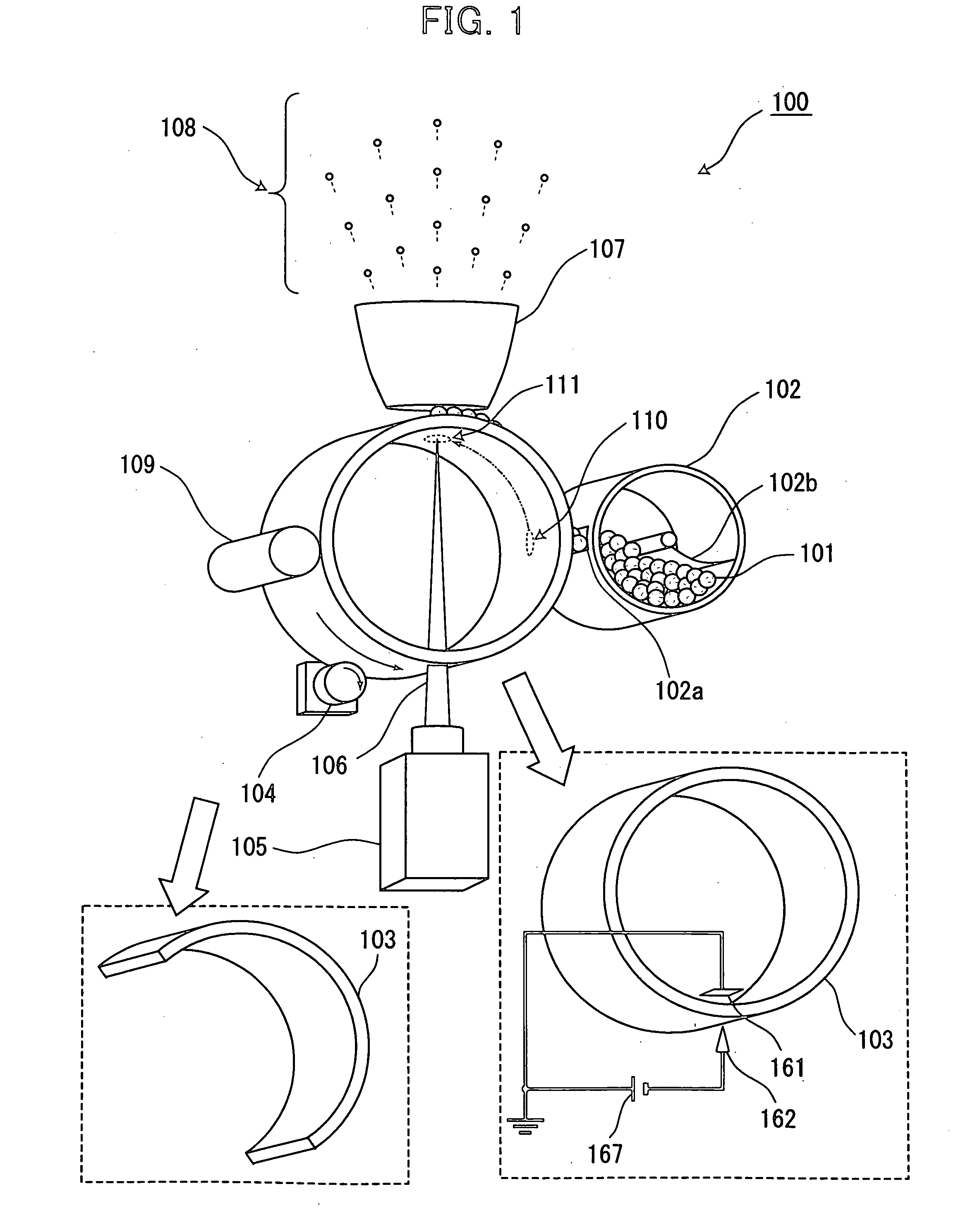 Powder propellant-based space propulsion device