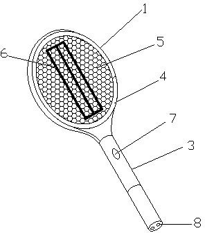 Multifunctional electric mosquito swatter