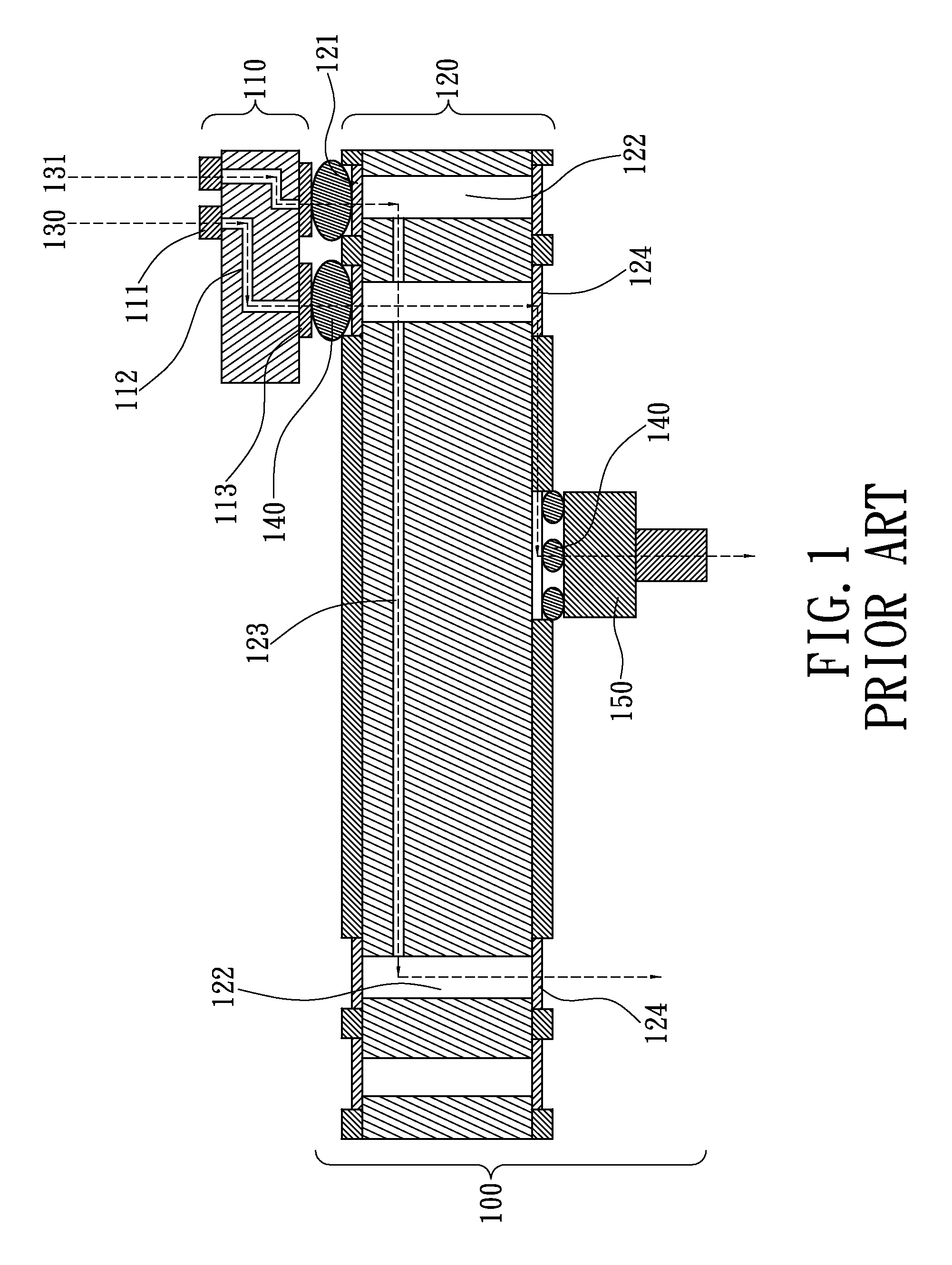 Vertical probe card