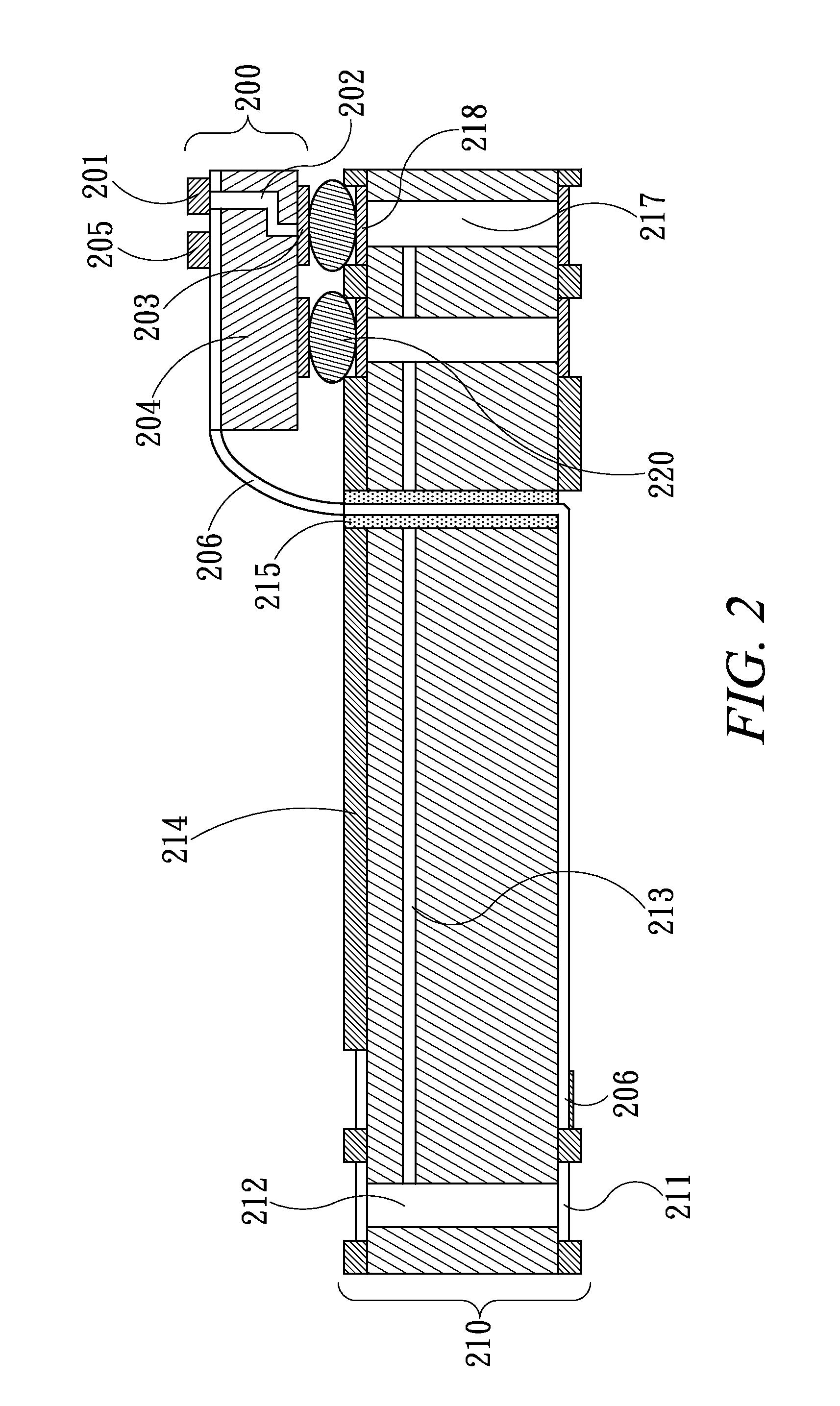 Vertical probe card