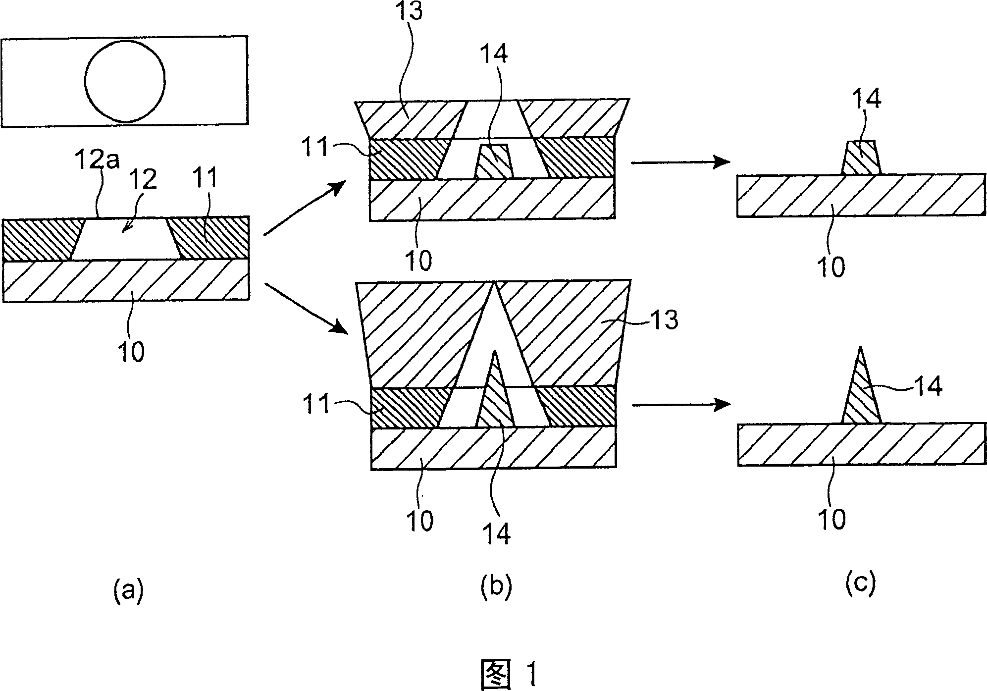 Method for forming carbonaceous material protrusion and carbonaceous material protrusion