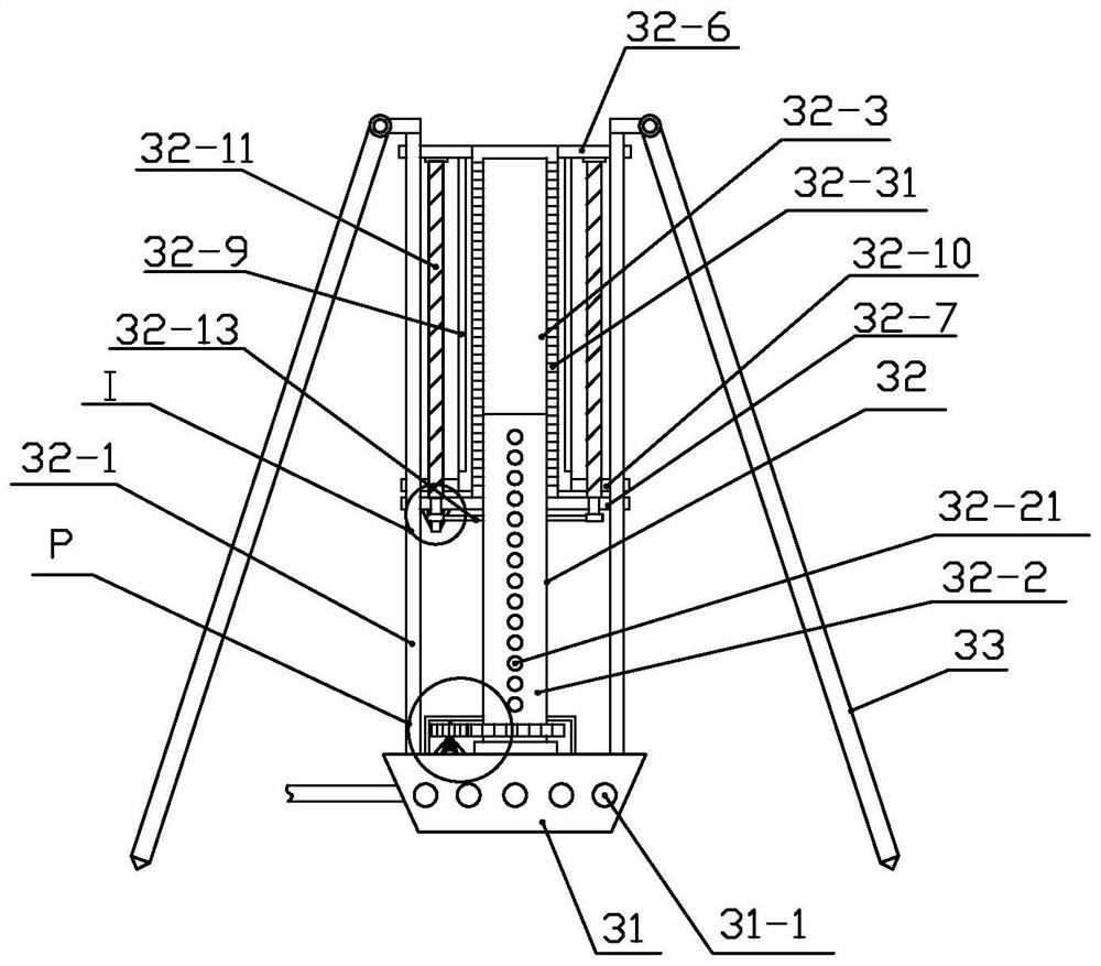 A cultivation greenhouse with a height-adjustable sprinkler mechanism