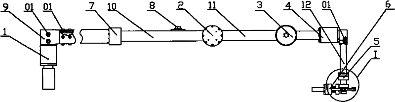 Medical mechanical arm with active and passive freedom degree combination characteristic in photodynamic therapy