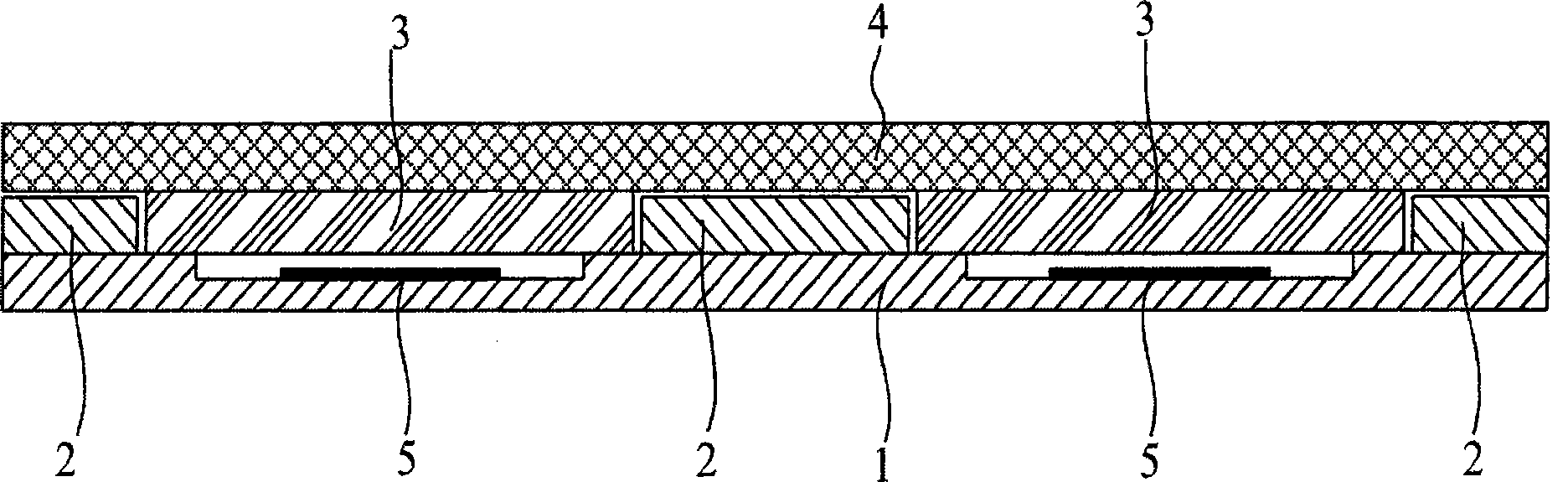 Novel packaging device of organic EL device and its packaging method