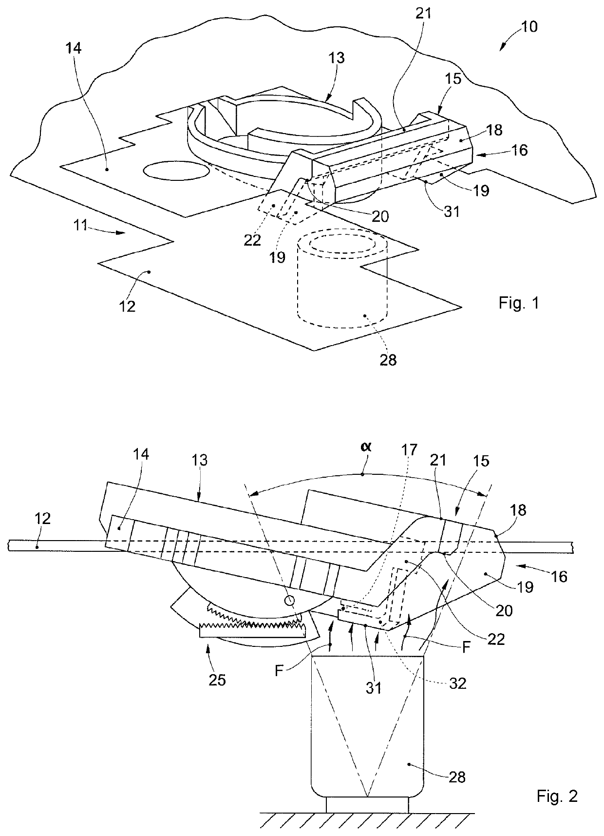 Melting apparatus for the production of steel