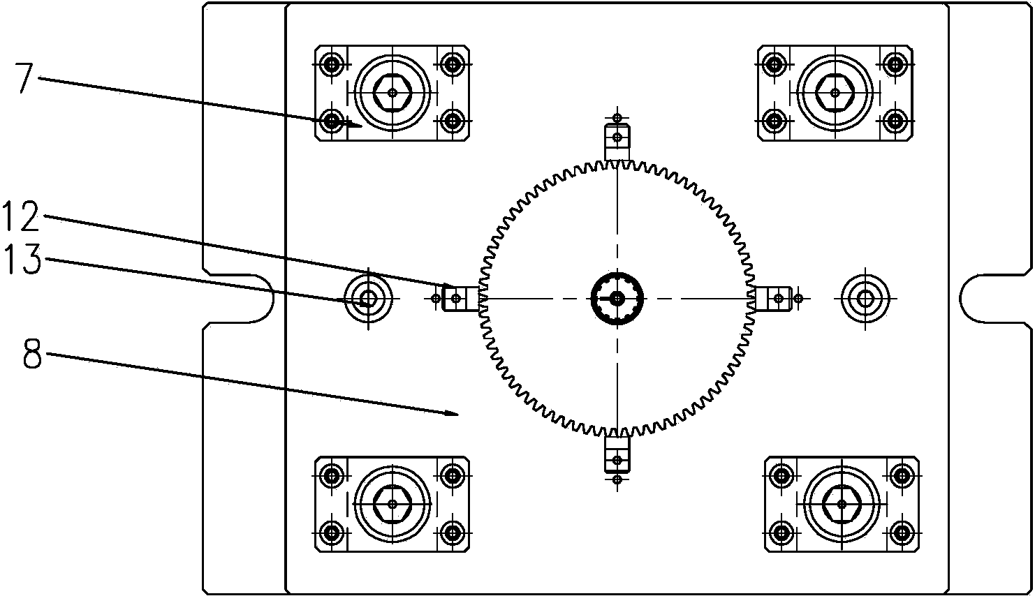 Gear and shaft assembling tooling