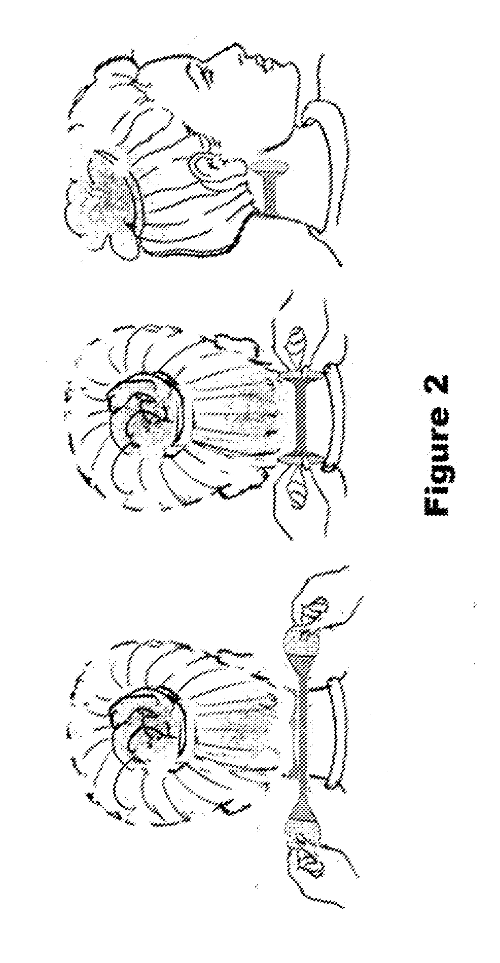 Face lifting device for face and neck
