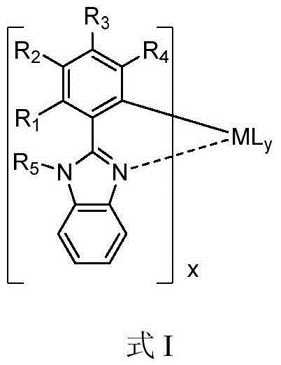 Liquid crystal modified carbazole derivative organic electrophosphorescent materials as well as preparation method and application thereof