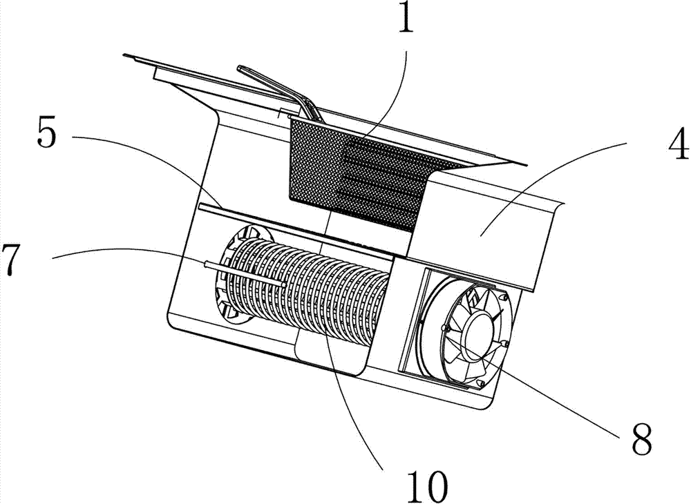 Frying furnace and control method thereof