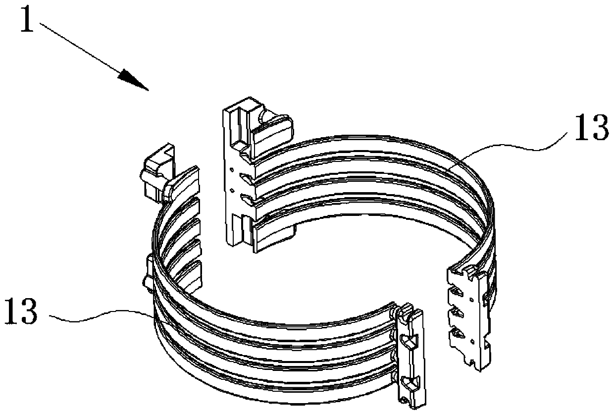 Manufacturing process and structure of a spiral channel sand core mold for water-cooled motor casings of new energy vehicles