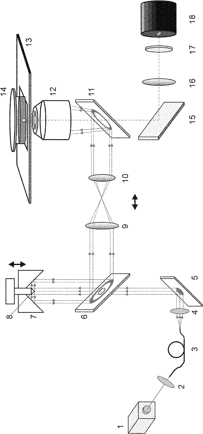 System and method for realizing total internal reflection fluorescence microscopy by using concentric double conical surface lens