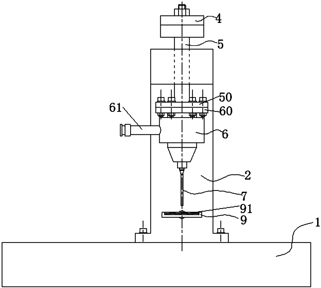 Low-dose injection drug production line fil anti-dripping device