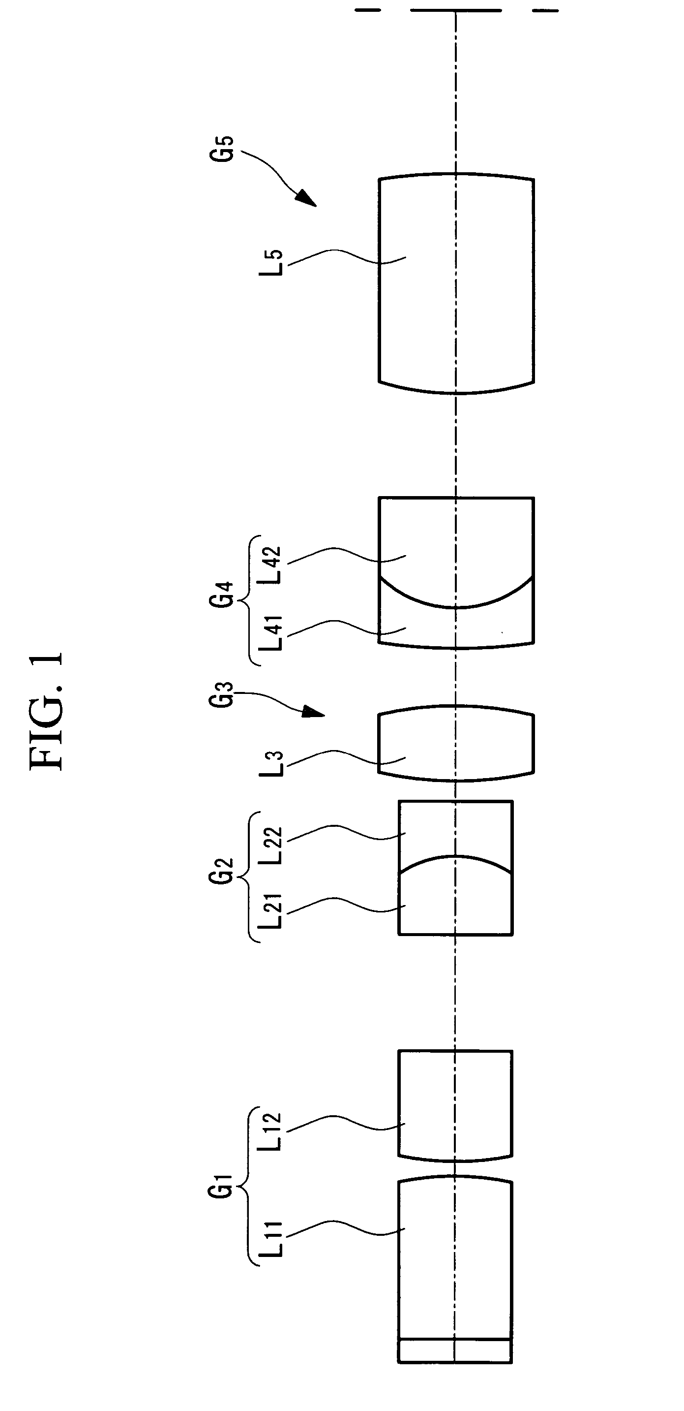 Compact objective optical system and examination apparatus