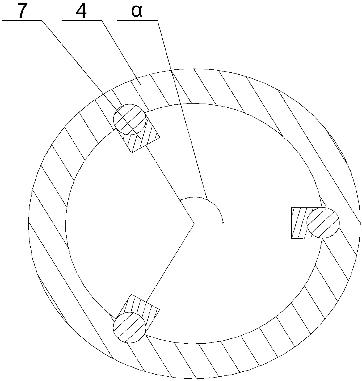 Gas production system used for gas reservoir