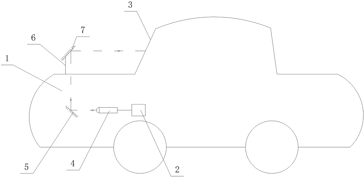 Vehicle-mounted head-up display system based on transparent imaging glass