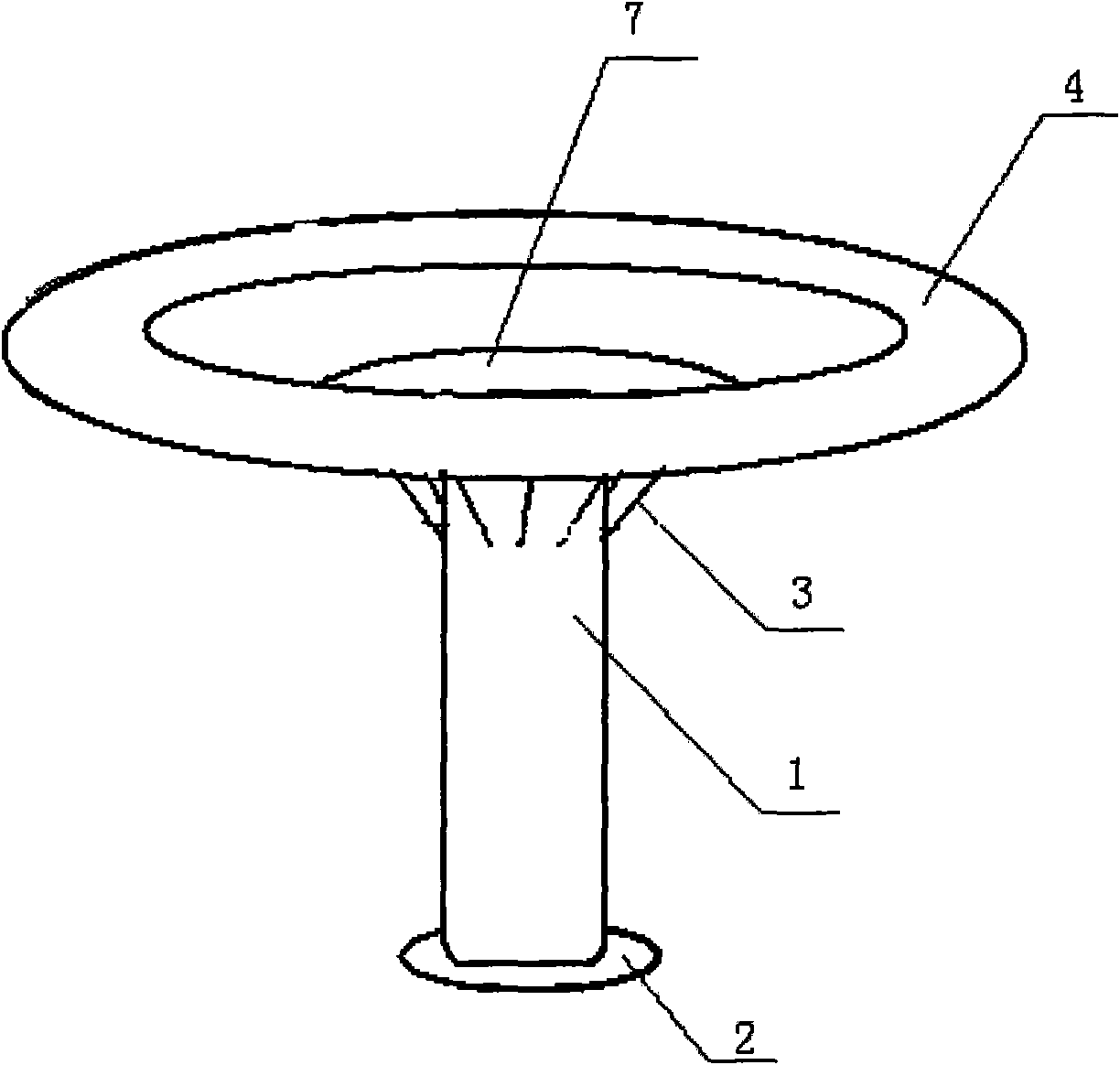 Telescopic rotary dining table