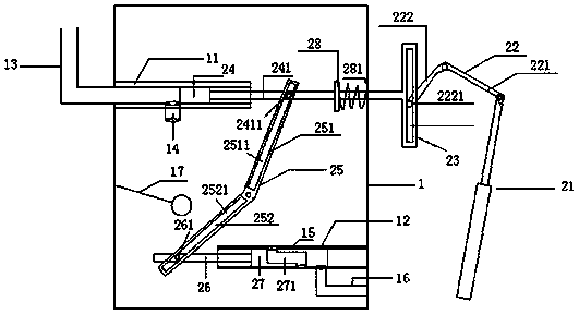 Mechanical interlocking type pressure ventilation pipe automatic drainage device