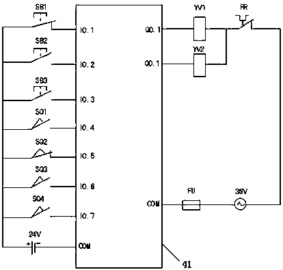 Mechanical interlocking type pressure ventilation pipe automatic drainage device