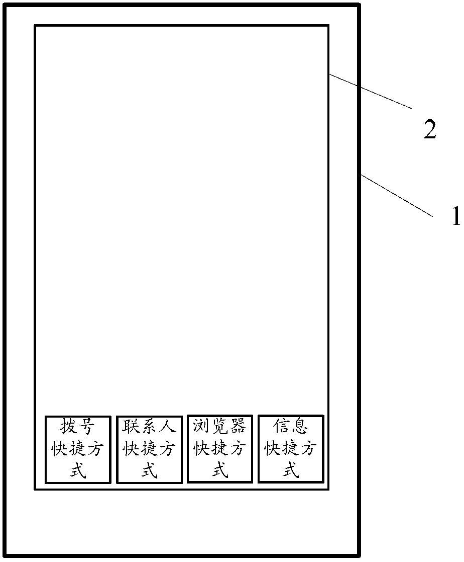 Method for calling application object out and mobile terminal