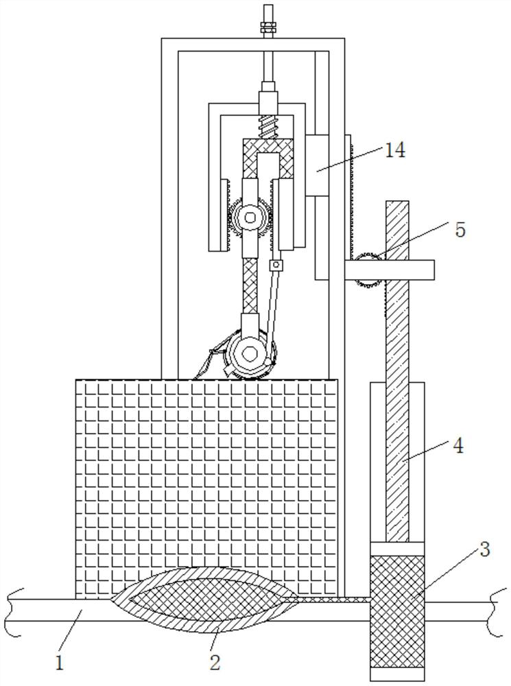 Box sealing device capable of being adjusted according to height of goods