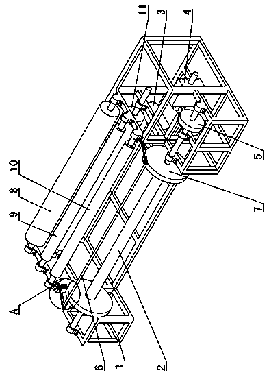 High-safety one-time warping machine