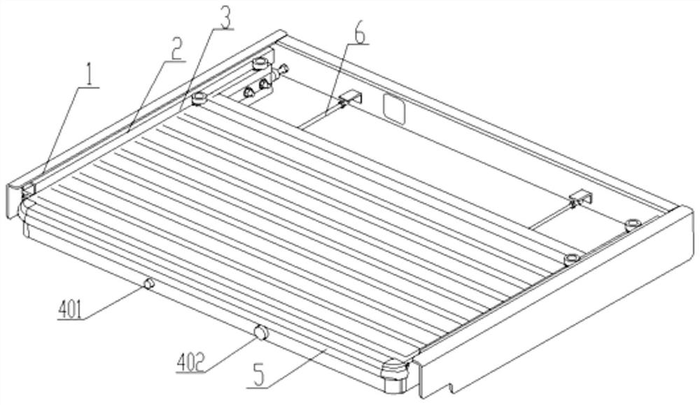 Electric telescopic step for platform