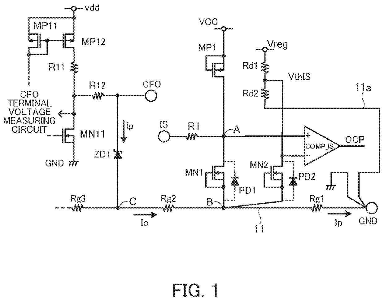 Terminal protection circuit of semiconductor chip