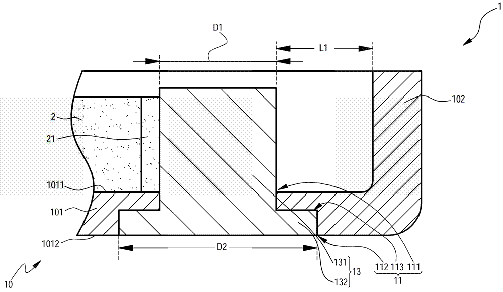 Back plate component and liquid crystal display