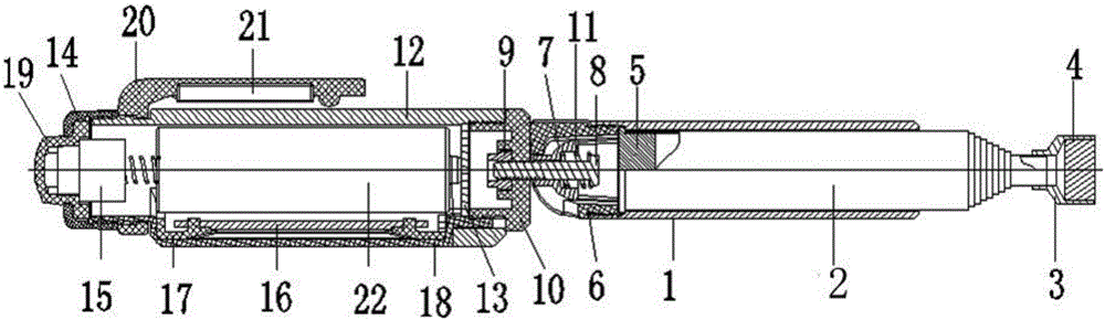 Rotary pen lamp with pickup device