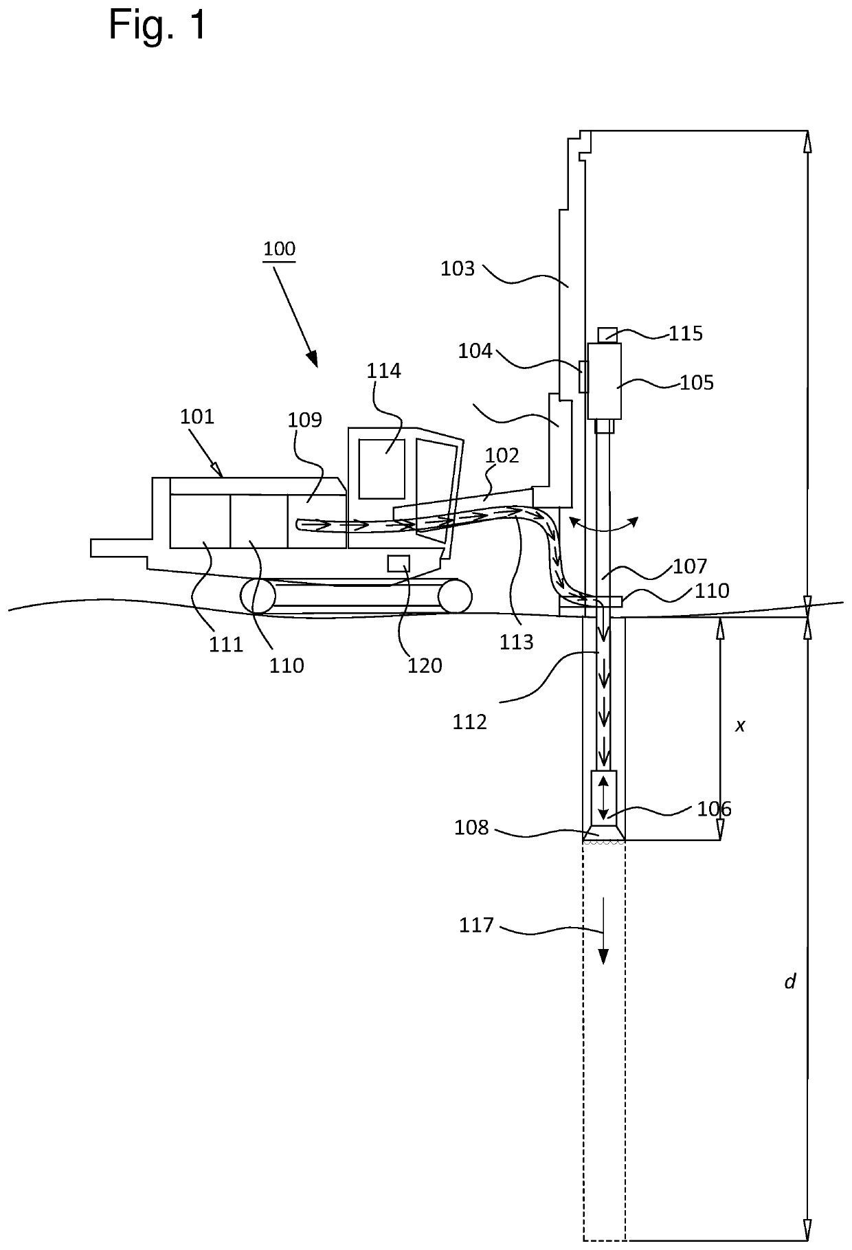 Method and system for estimating wear of a drill bit