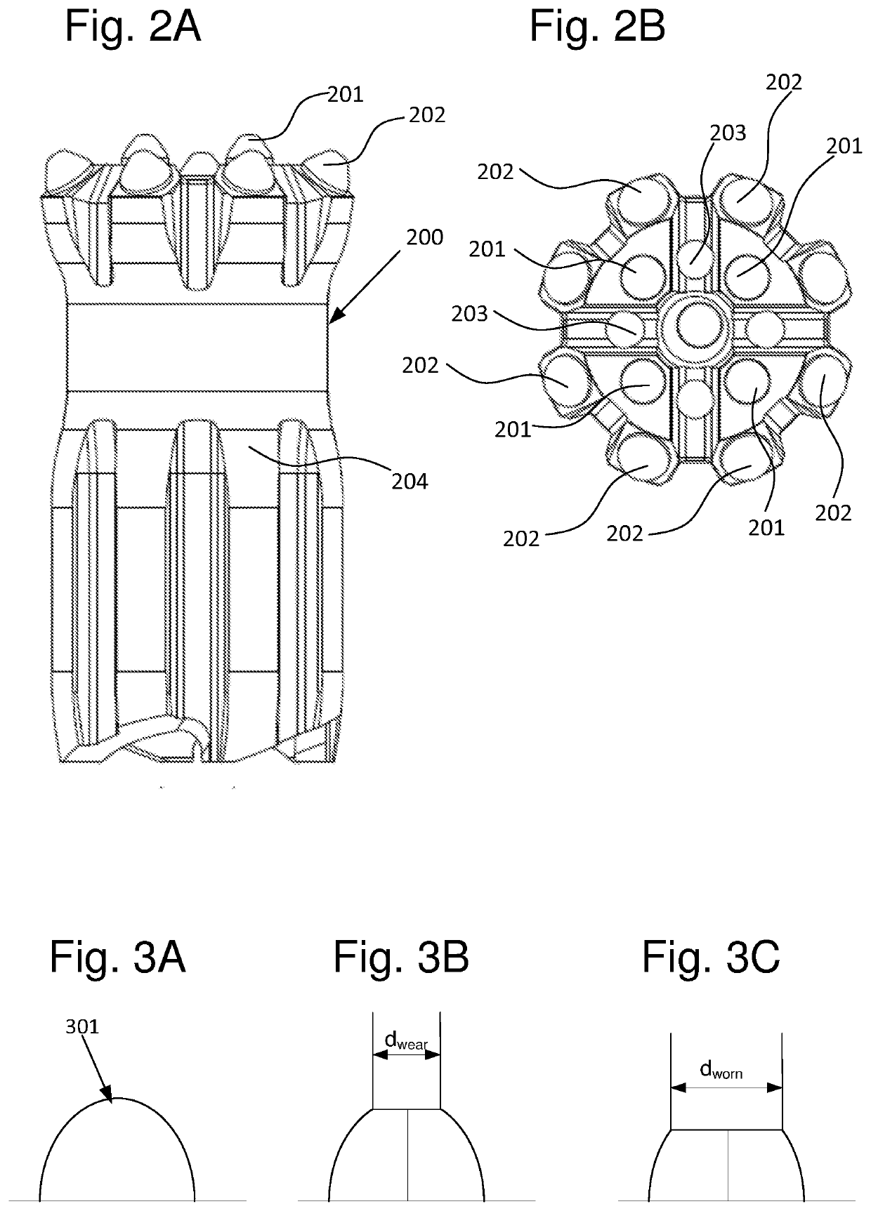 Method and system for estimating wear of a drill bit