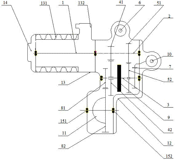 Motor-AMT (automated mechanical transmission) coupling mechanism